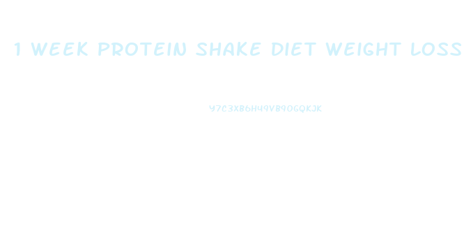 1 Week Protein Shake Diet Weight Loss Site Myproanacom