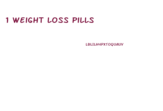 1 Weight Loss Pills