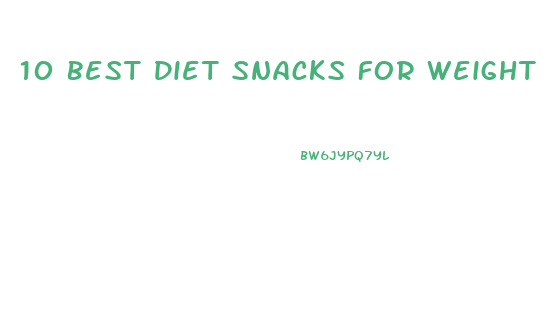 10 Best Diet Snacks For Weight Loss