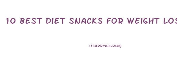 10 Best Diet Snacks For Weight Loss