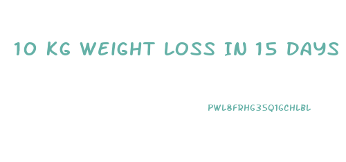 10 Kg Weight Loss In 15 Days With Liquid Diet