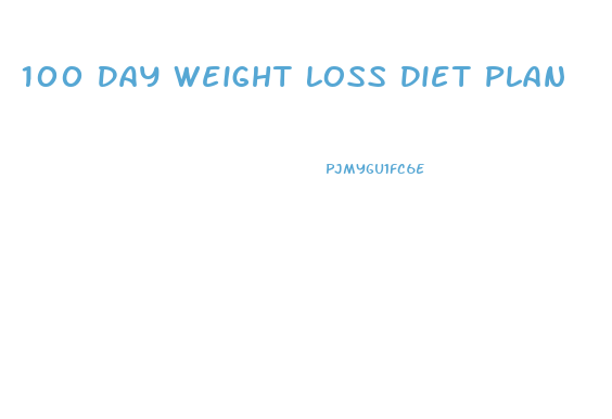 100 Day Weight Loss Diet Plan