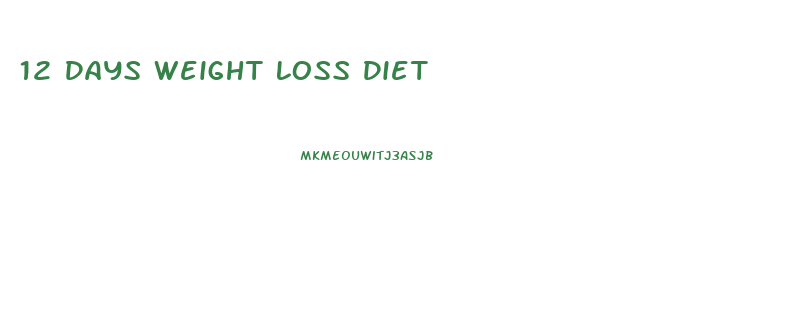 12 Days Weight Loss Diet
