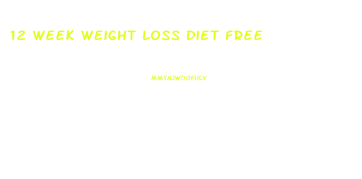 12 week weight loss diet free