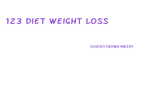 123 Diet Weight Loss