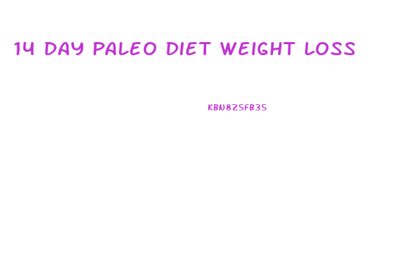 14 Day Paleo Diet Weight Loss