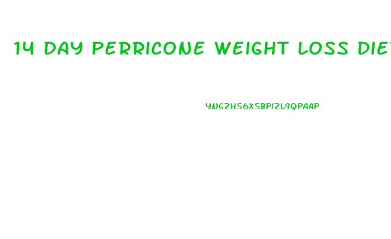 14 Day Perricone Weight Loss Diet