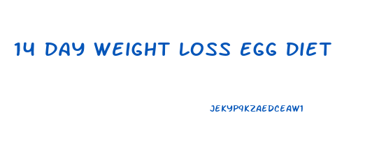14 Day Weight Loss Egg Diet