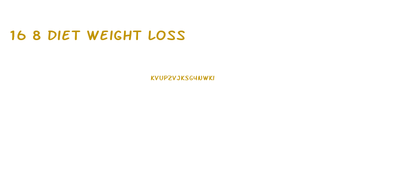 16 8 Diet Weight Loss