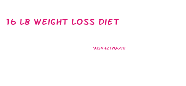 16 Lb Weight Loss Diet