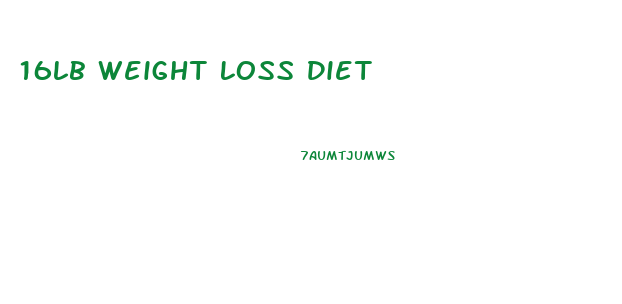 16lb Weight Loss Diet