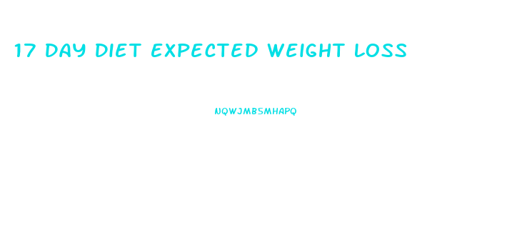 17 Day Diet Expected Weight Loss
