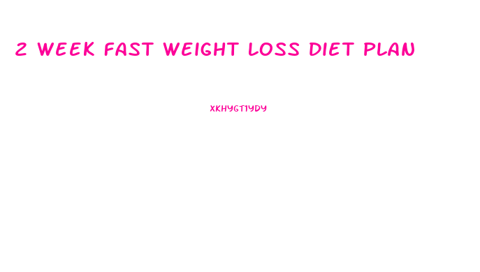 2 Week Fast Weight Loss Diet Plan