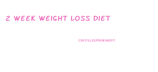 2 Week Weight Loss Diet