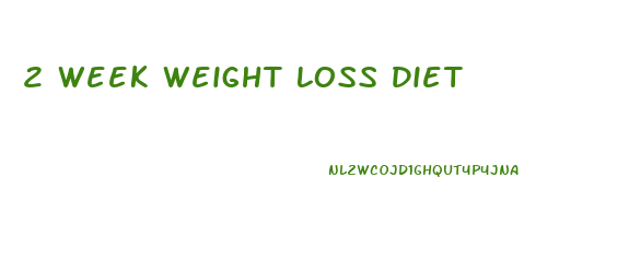 2 Week Weight Loss Diet