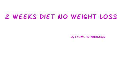 2 Weeks Diet No Weight Loss