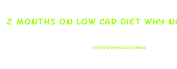 2 months on low car diet why no weight loss