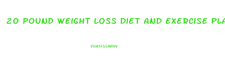 20 Pound Weight Loss Diet And Exercise Plan