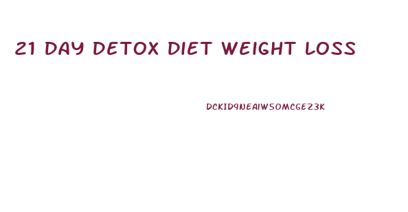 21 Day Detox Diet Weight Loss