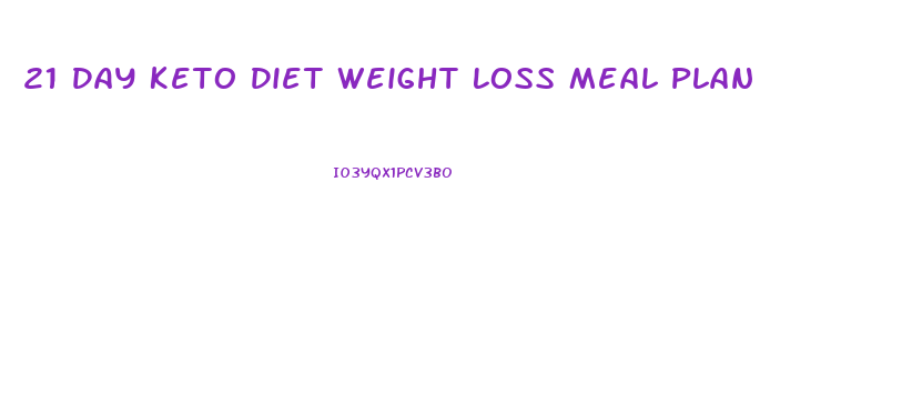 21 Day Keto Diet Weight Loss Meal Plan
