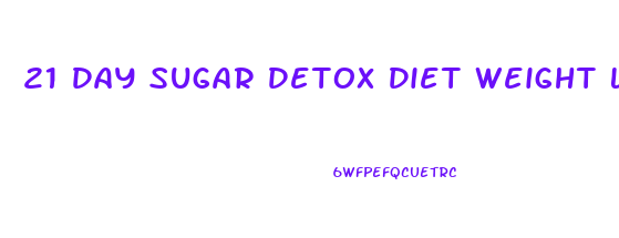 21 Day Sugar Detox Diet Weight Loss
