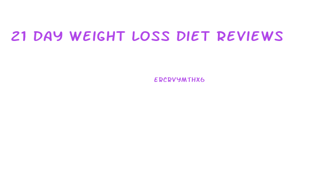 21 Day Weight Loss Diet Reviews