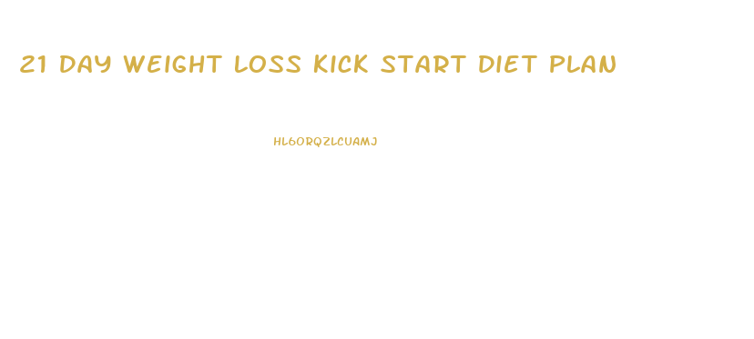 21 Day Weight Loss Kick Start Diet Plan