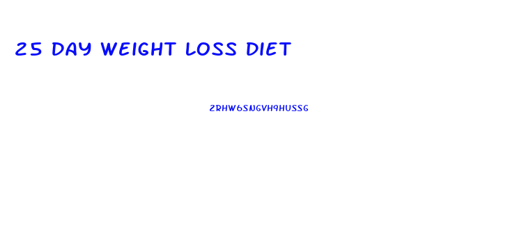 25 Day Weight Loss Diet