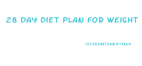 28 Day Diet Plan For Weight Loss Pdf