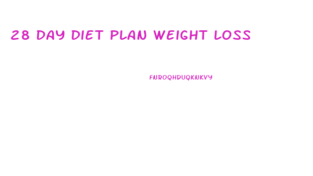 28 Day Diet Plan Weight Loss