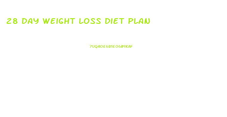 28 Day Weight Loss Diet Plan