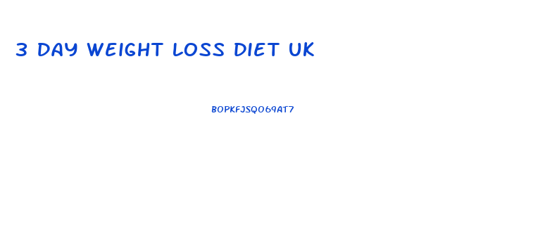 3 Day Weight Loss Diet Uk