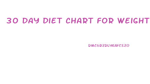30 Day Diet Chart For Weight Loss Indian