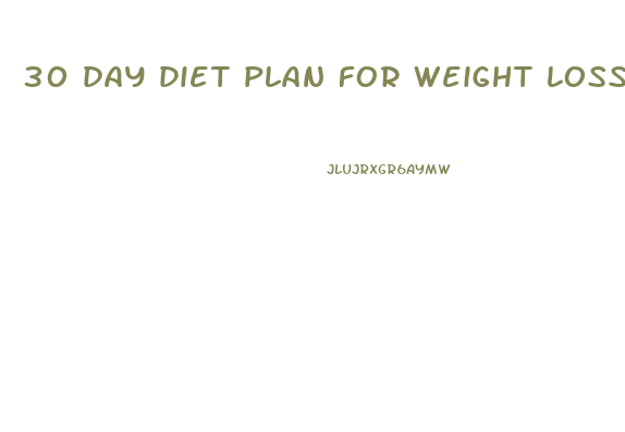 30 day diet plan for weight loss philippines