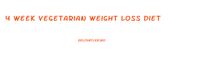 4 Week Vegetarian Weight Loss Diet