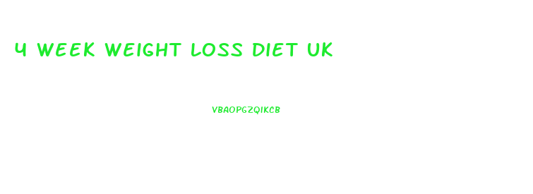 4 Week Weight Loss Diet Uk