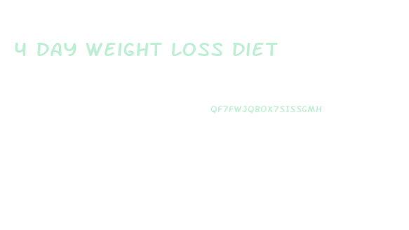 4 day weight loss diet