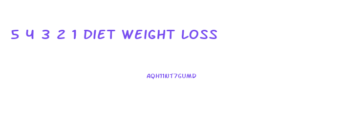 5 4 3 2 1 Diet Weight Loss