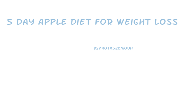 5 Day Apple Diet For Weight Loss