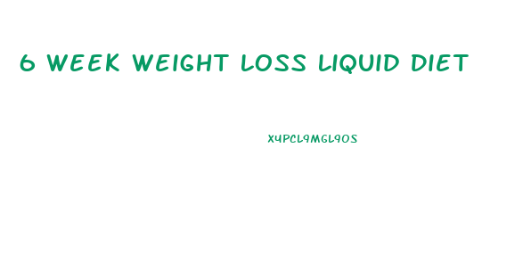 6 Week Weight Loss Liquid Diet
