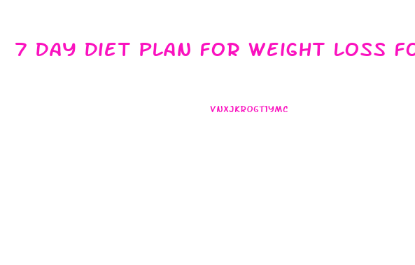 7 Day Diet Plan For Weight Loss For Vegetarians