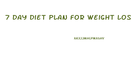 7 Day Diet Plan For Weight Loss In Urdu