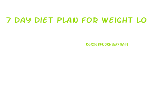 7 Day Diet Plan For Weight Loss Indian