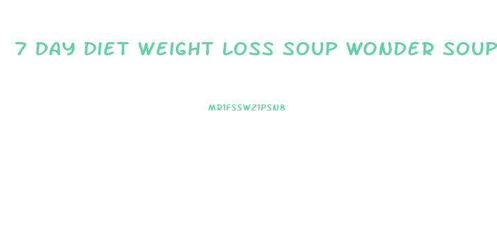 7 Day Diet Weight Loss Soup Wonder Soup Heart Emoticon