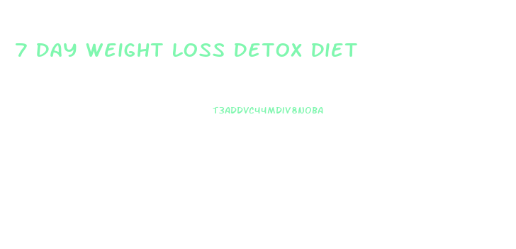 7 Day Weight Loss Detox Diet