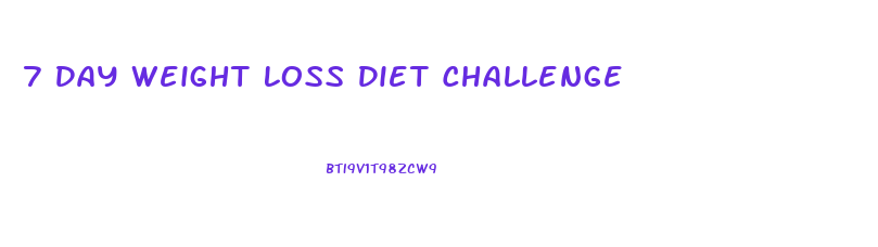 7 Day Weight Loss Diet Challenge