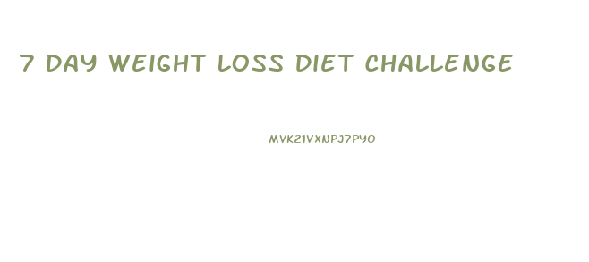 7 Day Weight Loss Diet Challenge