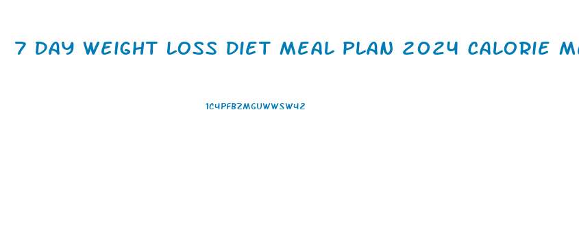 7 Day Weight Loss Diet Meal Plan 2024 Calorie Menu