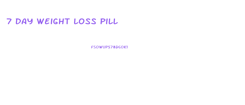 7 Day Weight Loss Pill 